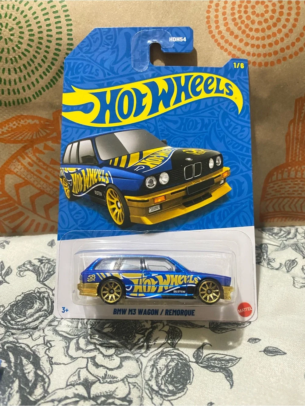 Hot Wheels 58th Anniversary Chase Track Dwagon BMW M3 Blue & Gold